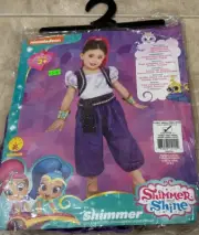 Shimmer & Shine Costume Girls XS Extra Small Rubies NEW retail packaging