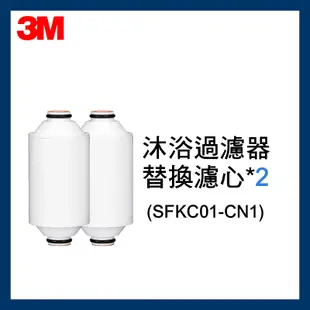 【3M】最新效期全效沐浴過濾器替換濾心*2入