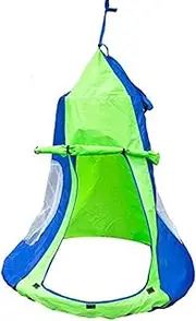 HI SUYI Kids Hanging Swing Tent Cover-Waterproof Hammock Chair Play House Castle Nest for 40in Round Saucer Nest Disc Rope Ceiling Tree Swing Indoor Outdoor Bedroom Backyard Playground