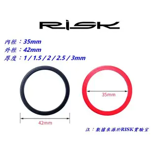 RISK鋁合金CNC墊片BB中軸 單片 卡式飛輪花鼓 花鼓塔基共用墊圈 棘輪華司 單車 腳踏車 自行車