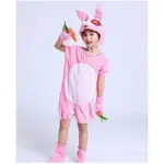 二手兒童小兔子動物服裝，萬聖節可愛，幼兒園演出，尺寸120（大班生~小二生可穿）賣場內還有兔子恐怖面具