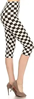 [Leggings Depot] Higher Waist Women's Buttery Soft Solid Yoga Capri Leggings - Many Colors