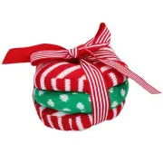 Cat Gift Christmas Festive Plush Kitty Toy Three Doughnuts Toy With Catnip