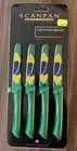 Scanpan 4 Piece Steak Knife Set Brazil Soft Touch Spectrum Genuine Danish Design