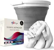 Hand Casting Kit for Families, Keepsake – DIY Plaster Statue Cast Kit - Wedding,
