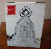 Mikasa Crystal "Winter Dreams" Sculptured Tree shaped Bell - NEW Made in Germany