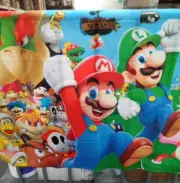 Backdrop Super Mario Birthday Party Photo Background Banner, 201-AMc