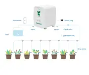 DRIP PRO 3 MICRO PUMP - 8 POT IRRAGATION SYSTEM CONNECT TO APP