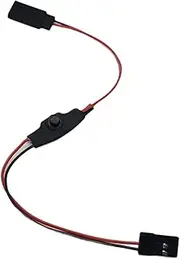 JR Light Switch Channel Extension Cord Cable,Easy Installation,Replacement Lightweight RC Accessories for RC Crawler Model