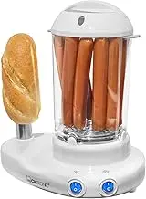Clatronic HDM 3420-2 in 1: manufacturer of hot dogs and egg boiler in one, white, 380 W