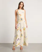 [Jag] Jag Women's Sunshine Strappy Dress In Sunshine Yellow Size 14 14 Yellow