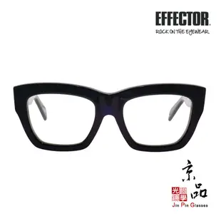 【EFFECTOR】DOT BK 經典黑色 伊菲特 厚板粗框 粗框 日本手工眼鏡 JPG 京品眼鏡