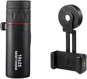 10X25 Portable Monocular Compact with Night Vision Mini Bak4 Prism Fmc Lens Monocular with Smartphone Adapter Bird Watching Little Surprise
