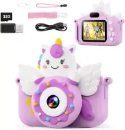 Kids Camera for Girls & Boys, Toddler Camera Toys for Age 3-12 Kids with 32GB...