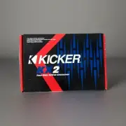 KICKER KX2 Two Way Active Crossover Single Processor High Pass Crossover40-300hz