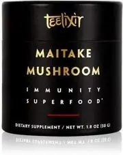Teelixir Organic Maitake Mushroom Powder Immunity Superfood G/F 50g