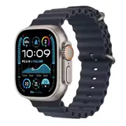 Apple Watch Ultra 2 GPS + Cellular 49mm Natural Titanium Case with Navy Ocean Band