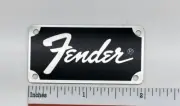 Fender Transitional Logo for Amp or Case Badge Custom Made Silver Aluminum