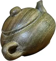 Luxshiny Wooden Teapot Ornament Elegant Carving Antique Decor for Home Style Lightweight Decorative Accessory Housewarming and Friends