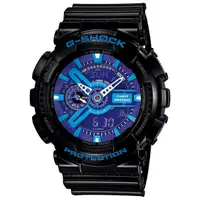 在飛比找蝦皮商城優惠-CASIO G-SHOCK 低調撞色 黑x藍紫 運動潮流錶 