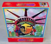 Peter Max Statue of Liberty Head Jigsaw Puzzle 550 Pc Factory-Sealed NEW