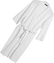 Cabilock Cloth Bathrobe 1 Pc Spring Summer Nightgown Bathrobe Bath Gown Womens Spa Robe House Robe Summer Bathrobes for Women Creative Nightdress Women's Polyester White 3/4 Sleeves Towel