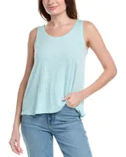 EILEEN FISHER Scoop Neck Linen Tank