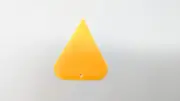 Unbelievable Orange Plastic Triangle Shape Carpet Clean Spotting Tool/Scraper