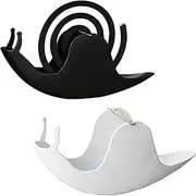 Belvanr Mosquito Spiral Holder Snail Pack of 2 - Coil Container, Creative Portable for Bedroom, Living Room, Kitchen, Office and Outdoor Use