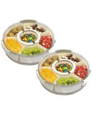 Fresh Fab Finds 2pc Divided Snack Trays