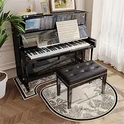Upright Pianos Floor Mats, Piano Noise Reduct Mat Acoustic/Noise Reduction/Shock Absorption/Thermal Insulation Carpet, Sound-Absorbing Noise-reducing Piano Stool Mat(Color:t)