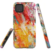 For Google Pixel 4 XL Case Tough Protective Cover Flowing Colors