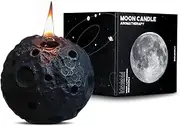 Scented Candle- Moon Surface Design Scented Soy Blend Candle, Scented Candles for Home Decor and Aromatherapy(Ebony Chenxiang)