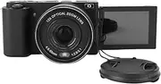 5K Digital Camera for Photography, 12X Optical Zoom, 72MP Vlogging Camera with Flip Screen & LED Flash, Autofocus, Anti Shake, Wide Angle & Macro Lens (Black)
