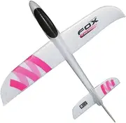 HONITANO Foams Airplane for Hand Throwing Glider Outdoor Fun Plaything Present for Boys and Encourages Practical and Observation Skills Includes Stickers