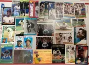 Rickey Henderson 30 card lot 80s-early 90s topps, upper deck, select, donruss