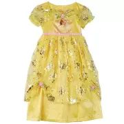 Beauty And The Beast Belle Toddler's Knit Nightgown Yellow