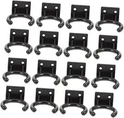GREENADSCAPE 4pcs Microphone Hanger Hook Easy Install Mic Wall Mount Storage Rack for Ktv Home Hotel Conference Compatibility with Microphones
