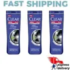 3X Clear Men Anti-Dandruff Shampoo Deep Cleanse Purifies Scalp & Charcoal 360ml