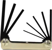 Eklind 20811 Steel Handle Fold-Up Hex Key Allen Wrench - 8Pc Set SAE Inch Sizes