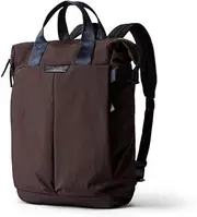 Bellroy Tokyo Totepack, water-resistant woven convertible backpack and tote bag - DeepPlum