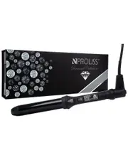 Proliss Unisex The Twister - 32mm Tourmaline-Infused Ceramic Pro Curling Wand with Cool Tip - Diamond Collection