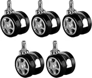 5pcs Universal Mute Caster Office Chairs Nylon Replacement Swivel Rubber Rollers Wheels Furniture Hardware casters
