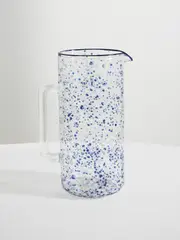 [Dolce & Gabbana] Dolce & Gabbana - Painted Glass Carafe - Blue - One size One size Blue