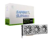 MSI GeForce RTX 4070 Ti SUPER 16G GAMING X SLIM WHITE Gaming Graphics Card