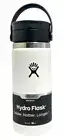 NEW Hydro Flask 16 oz Coffee with Flex Sip™ Lid Wide Mouth Thermos Cup White mug