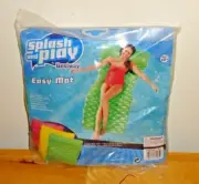 Bestway Splash and Play Easy Mat Lounger Floating Water Mat 62"x30" Greem NEW