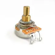 250K Linear Taper Potentiometer, Medium 3/4" Length, Solid 3/8" Shaft