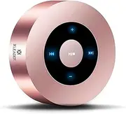 [ Smart Touch] Bluetooth Speaker XLeader SoundAngel A8 (3rd Gen) Premium Rose Gold Mini Speaker with Portable Waterproof Case Mic Aux 15h Music Crystal Sound, for iPhone iPad Tablet Shower Girl Gift