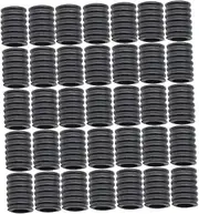 PLAFOPE 200pcs Adjustable Mask Buckle Silicone Slip Hook for Ear Protection for Running Cycling Hiking and More Durable Ear Strap Regulator Black
